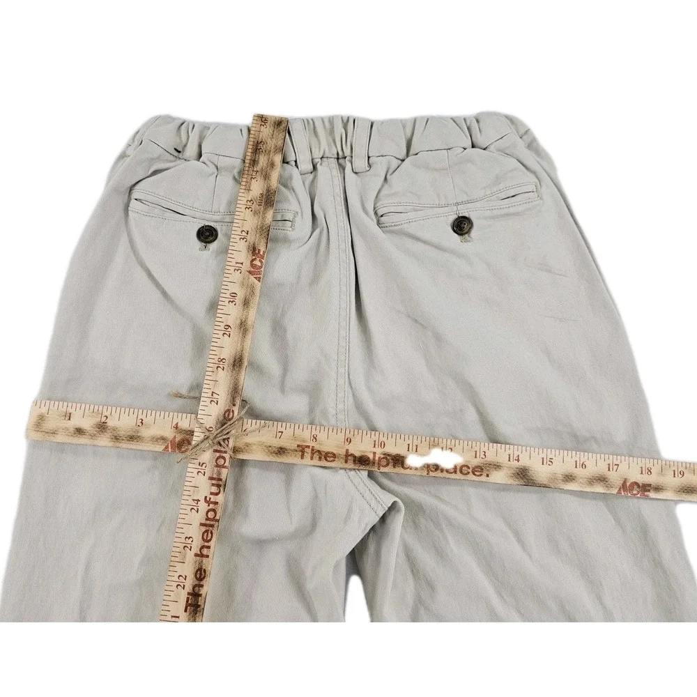 Brooks Brothers Jogger Chino Elastic Waist Drawstring Mens 30x30 beige Pant